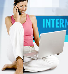 wireless laptop girl